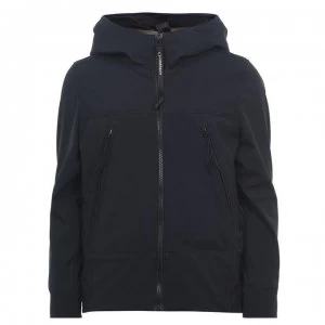 CP COMPANY Junior Boys Softshell Goggle Hooded Jacket - Navy 888