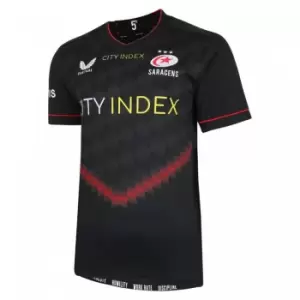 Castore Saracens Home Jersey Mens - Black