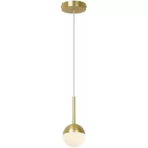 Nordlux Contina Globe Pendant Ceiling Light Brass, G9