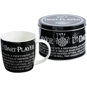 Ultimate Gift for Man Mug in a Tin Dart Player