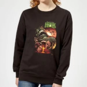 Marvel Incredible Hulk Dead Like Me Womens Sweatshirt - Black - XL