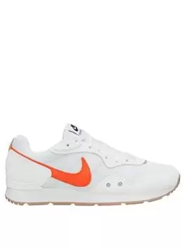 Nike Venture Runner - White/Orange, White/Orange, Size 8, Women