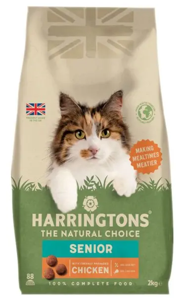 Harringtons Senior Chicken Cat Food 2kg