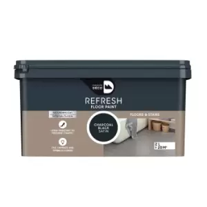 Maison Deco Refresh Floor & Stairs Paint Charcoal Black - 2L