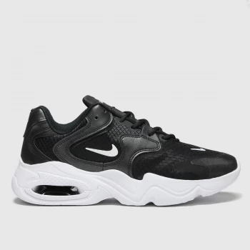 Nike Black & White Air Max 2x Trainers