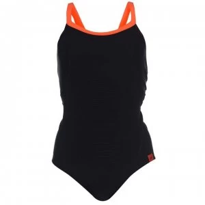 Speedo Powerform Pro Swimsuit Ladies - Black/Orange