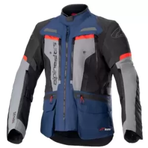 Alpinestars Bogota Pro Drystar Jacket Dark Blue Black Bright Red 2XL