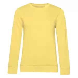 B&C Womens/Ladies Organic Sweatshirt (M) (Blazing Yellow)