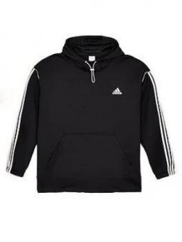 Adidas Plus Iw Hooded Sweat, Black, Size 2XL, Men