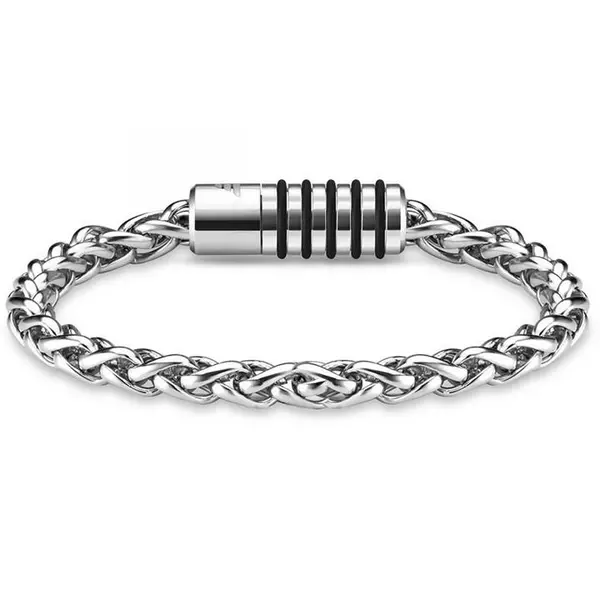 Police Gents Police Jewellery 21cm Bracelet POL.22115SM - Silver One Size