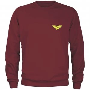 DC Wonder Woman Unisex Sweatshirt - Burgundy - L