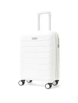 Rock Luggage Prime NG70604 8 Wheel Cabin White Suitcase