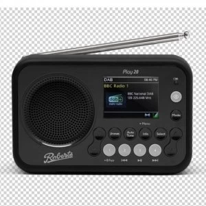 PLAY20-BLK Play 20 DAB+ & FM Portable Radio - Black