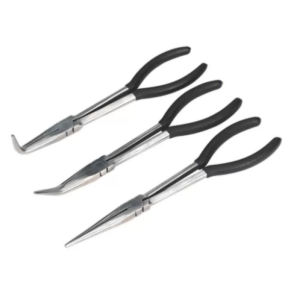 Genuine SEALEY S0433 Needle yesse Pliers Set 3pc 275mm