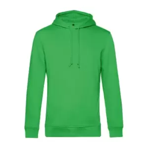 B&C Mens Organic Hooded Sweater (M) (Apple Green)