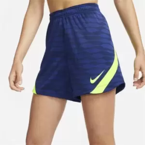 Nike Dri-FIT Strike Womens Knit Soccer Shorts - Blue