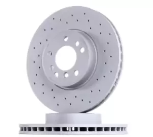 ZIMMERMANN Brake disc 150.1298.52 Brake rotor,Brake discs BMW,X3 (E83),X5 (E53)