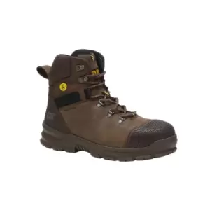 Caterpillar Mens Accomplice Grain Leather Safety Boots (6 UK) (Brown)