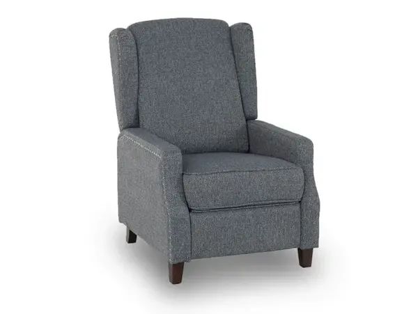 Seconique Kensington Blue Fabric Recliner Chair