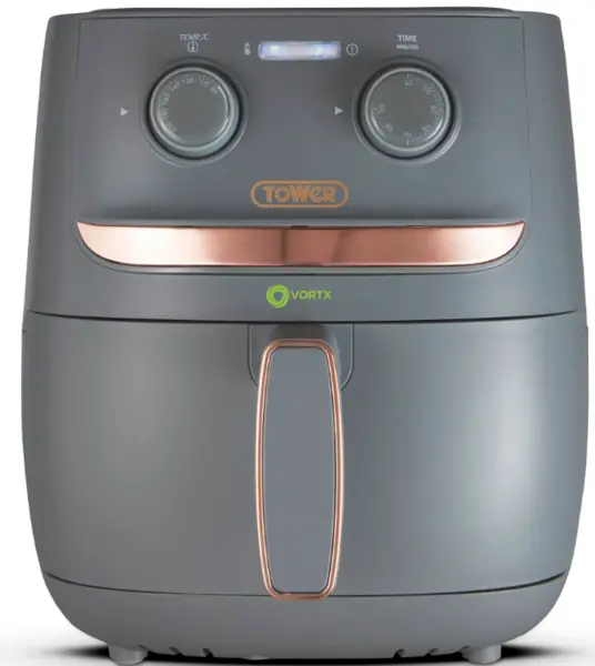 Tower Vortx T17126GRY 1500W 3.8L Manual Air Fryer