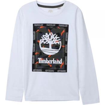 Timberland Kids Boy White Tshirt - WHITE