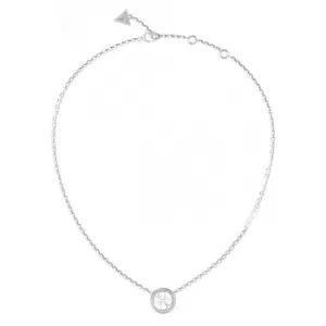 Ladies Rhodium Plated 16-18'' 4G Logo Necklace UBN02141RH