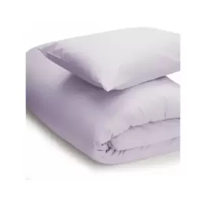 Belledorm Easycare Polycotton Percale 200 Thread Count Duvet Cover, Heather, Single