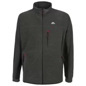 Trespass Mens Jynx Full Zip Fleece Jacket (S) (Black)