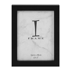 5" x 7" - iFrame Black Plastic Photo Frame