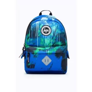 Hype Spray Midi Backpack (one Size Blue/Green/White)