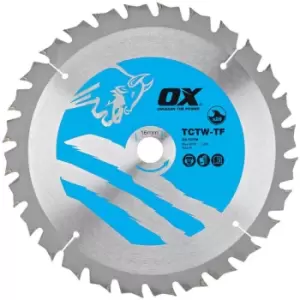 Ox Tools - ox Wood Cutting Thin Kerf Circular Saw Blade atb 160 x 20 x 1.0mm 60 Teeth (1 Pack)