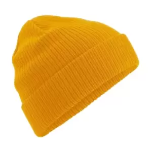 Beechfield Unisex Adult Beanie (One Size) (Mustard Yellow)