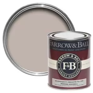 Farrow & Ball Modern Elephant's Breath No. 229 Eggshell Paint, 0.75L