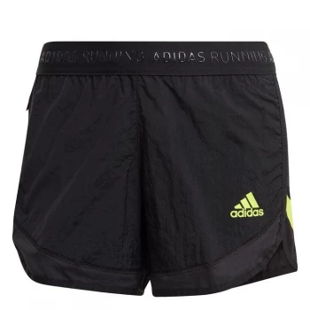 adidas Ultra Shorts Ladies - Black/Yellow