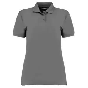 Kustom Kit Ladies Klassic Superwash Short Sleeve Polo Shirt (18) (Charcoal)