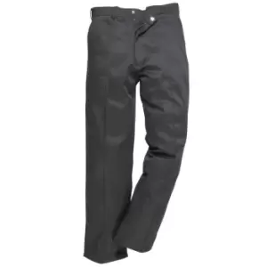 Portwest Mens Preston Workwear Trousers (2885) / Pants (44 x Long) (Black)