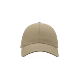 Atlantis Action 6 Panel Chino Baseball Cap (Pack of 2) (One Size) (Khaki)