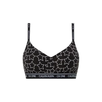 Calvin Klein ONE Cotton Unlined Bralet - V52 Star Print