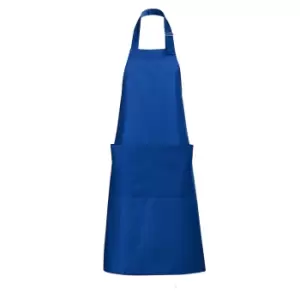 SOLS Unisex Gala Long Bib Apron / Barwear (ONE) (Royal Blue)