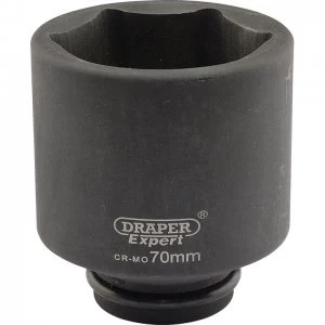 Draper Expert 3/4" Drive Deep Hexagon Impact Socket Metric 3/4" 70mm