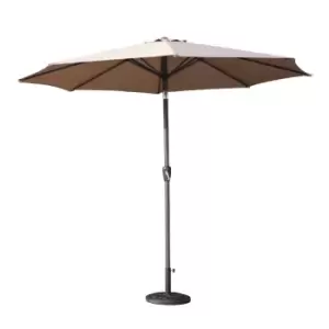 Sturdi Round 3m Aluminium Parasol (base not included) - Taupe