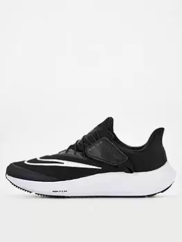 Nike Air Zoom Pegasus 39 Flyease Trainers - Black/White, Size 12, Men