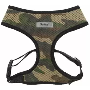 Soft Comfortable Mesh Breathable Fabric Dog Puppy Pet Adjustable Harness - Camo - Small - Bunty