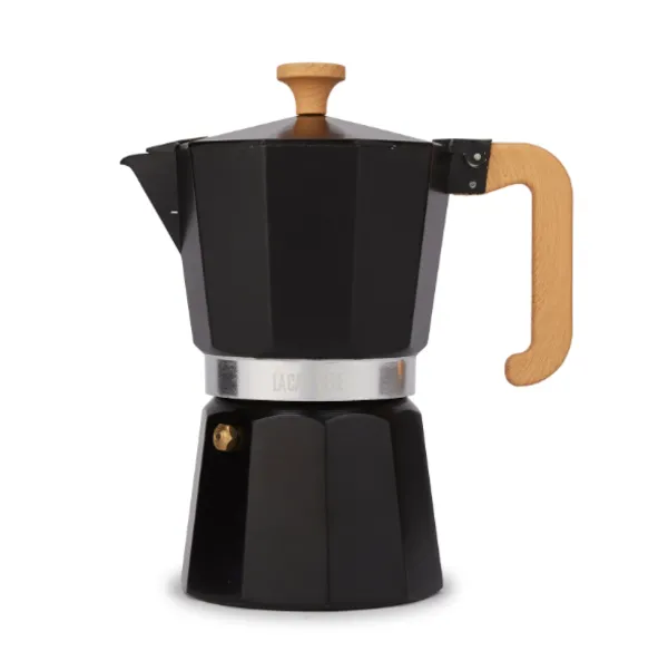 La Cafetiere Venice LCVEN6CPBLKW 6 Cup Espresso Coffee Maker