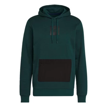 adidas Essentials Fleece Hoodie Mens - Collegiate Green / Black