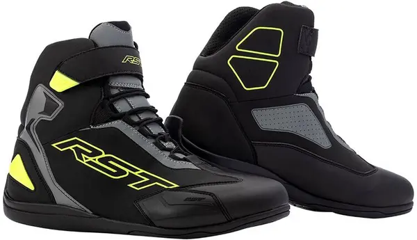 RST Sabre Moto Shoe Mens Ce Boot Black Grey Yellow 47