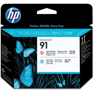 HP 91 Light Magenta And Light Cyan Ink Cartridge