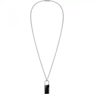 Mens Calvin Klein Stainless Steel Hollow Necklace