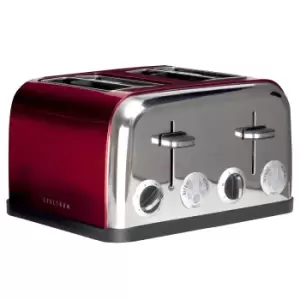 Spectrum 4 Slice Toaster Red