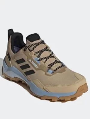 adidas Terrex Ax4 Gore-tex Hiking Shoes, Beige/Black/Blue, Size 4, Women